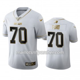 Maillot Buffalo Bills Cody Ford 70 Nike Blanc Golden Edition 100th - Homme